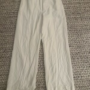 Ann Taylor Cream Button-Detail Garment